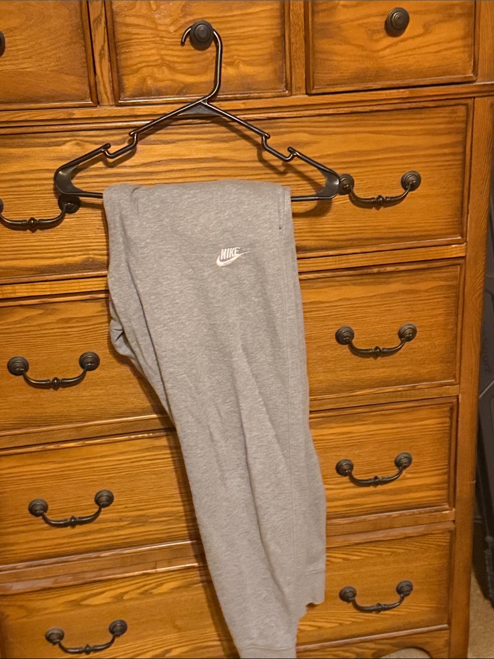 Nike Light Gray Fleece Sweatpants